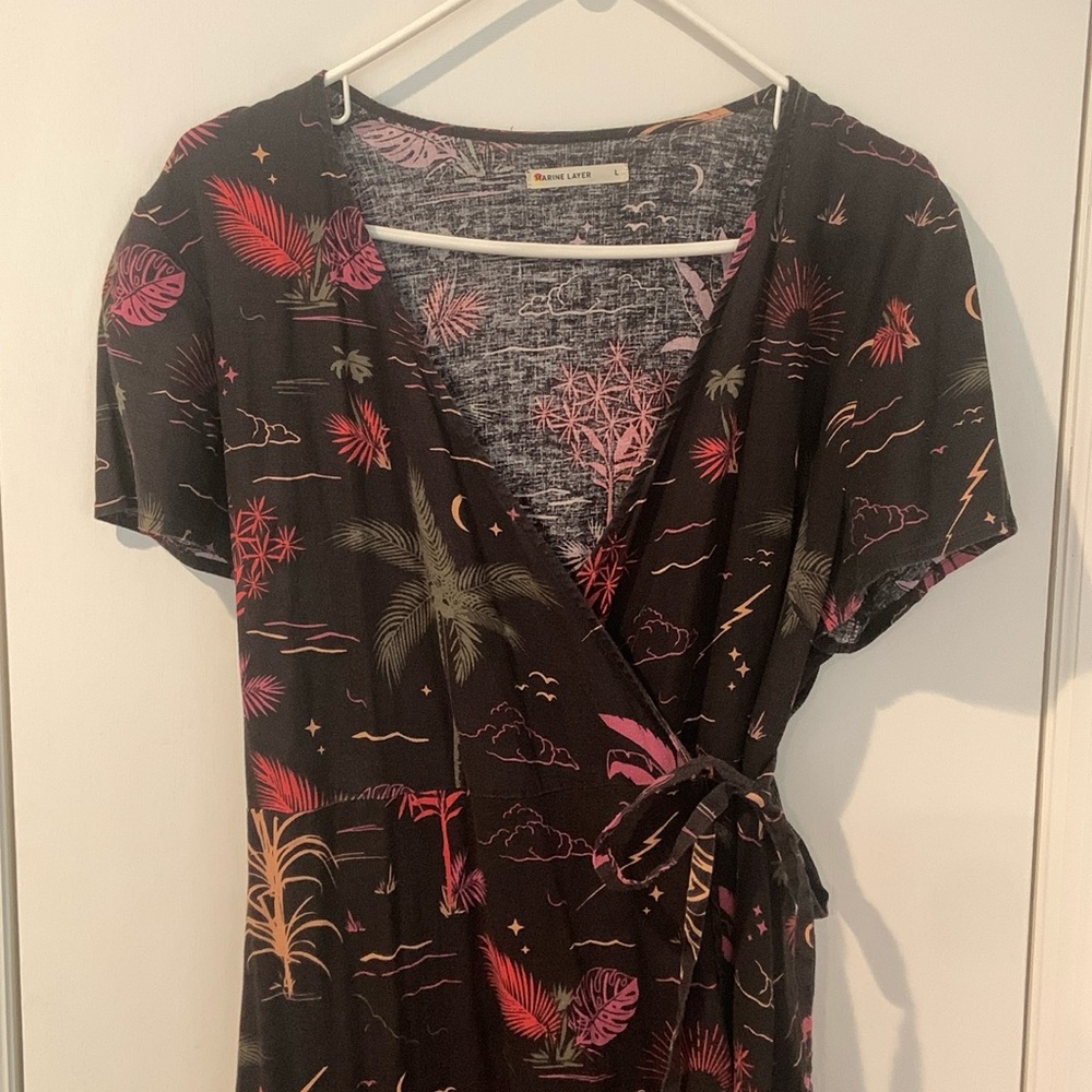 Marine Layer Wrap Dress